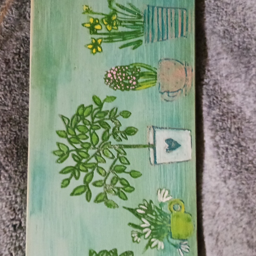 Homemade wall hanger - Picture 2 of 6